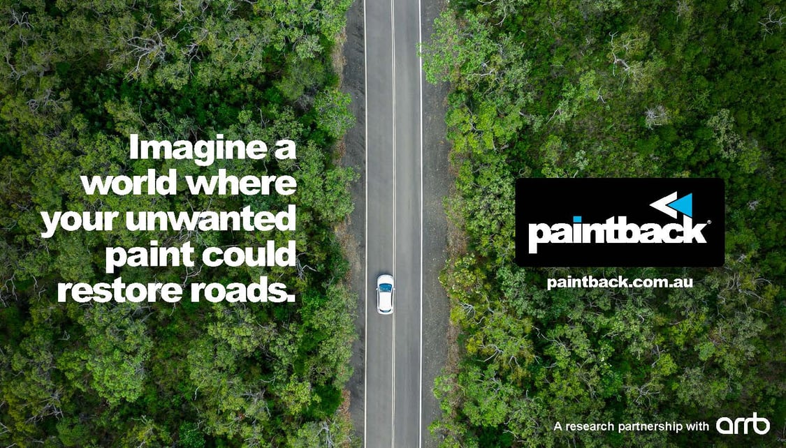 Unwanted paint priming the way in road construction